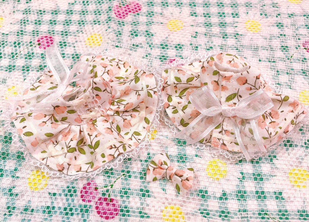 花柄ふわふわワンピース🌼