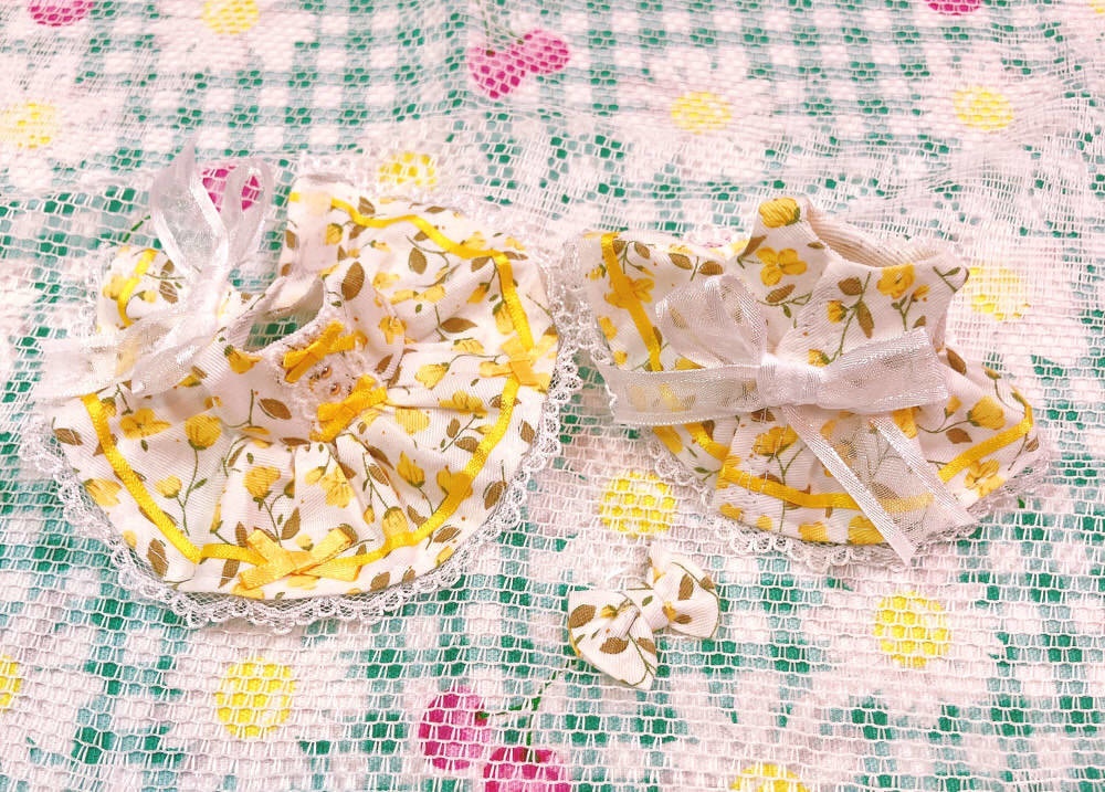 花柄ふわふわワンピース🌼