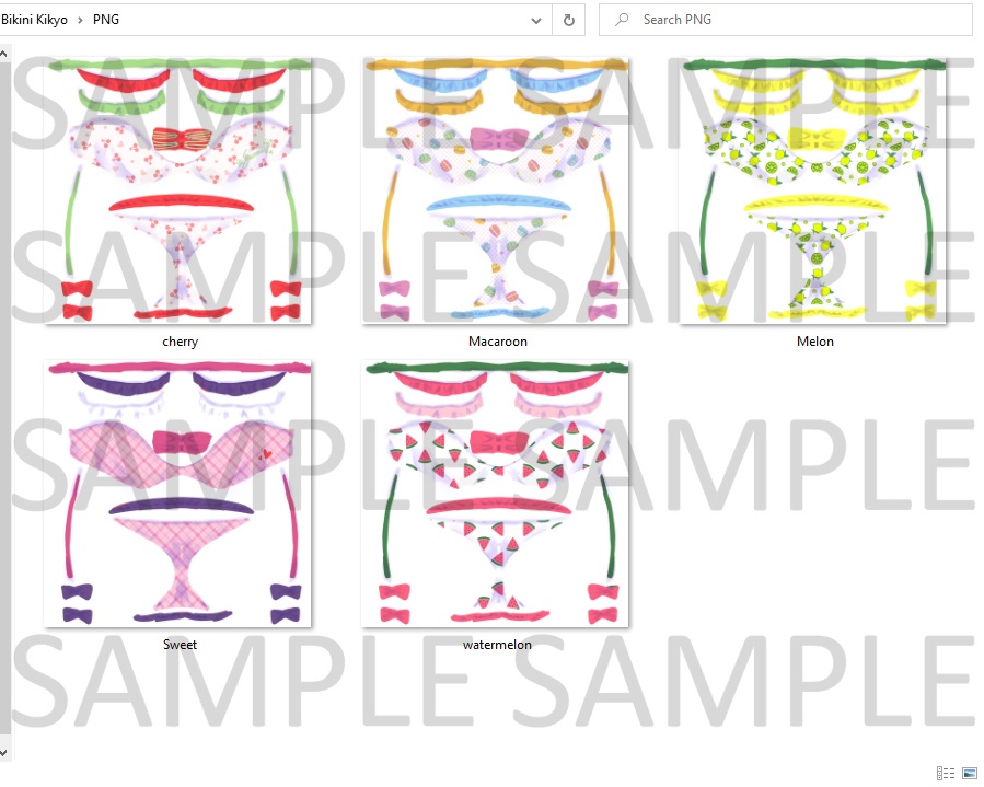 「桔梗」Ribbon Bikini For Kikyo