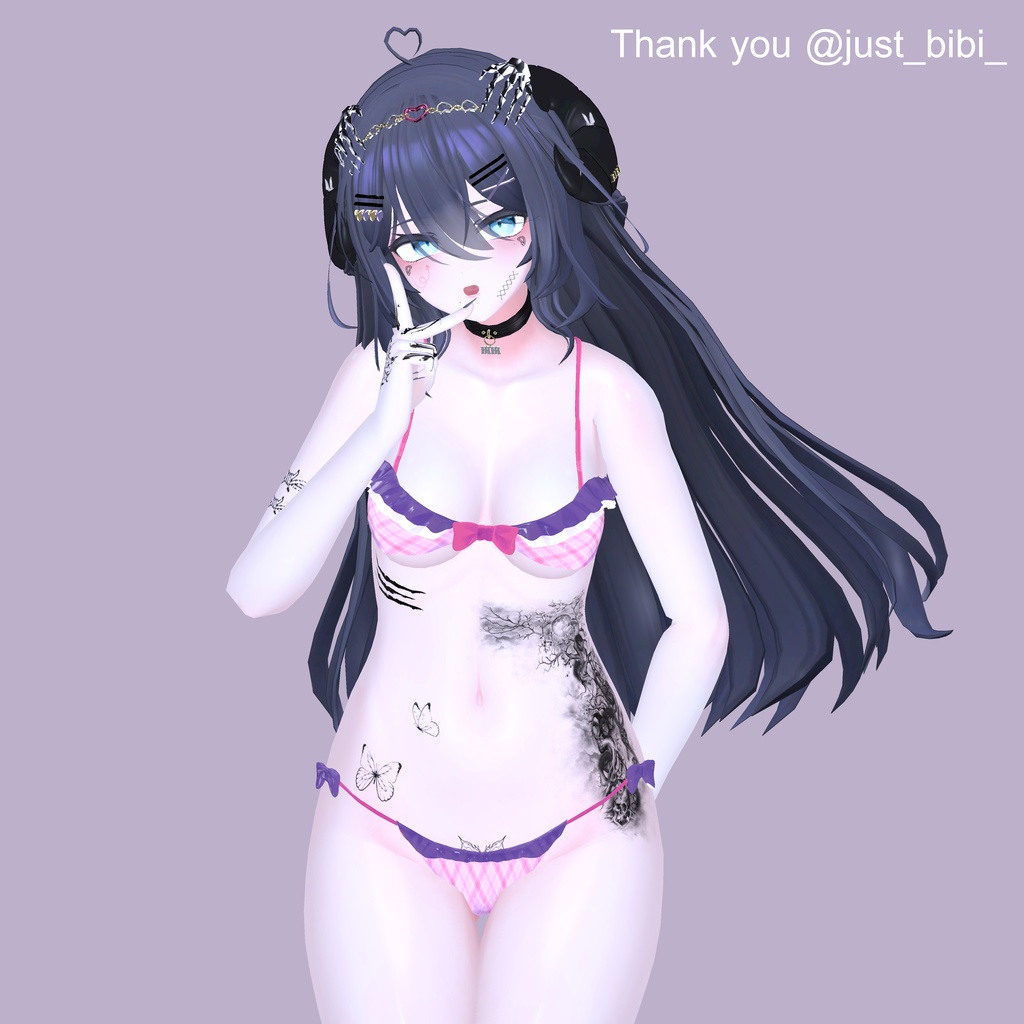 「桔梗」Ribbon Bikini For Kikyo