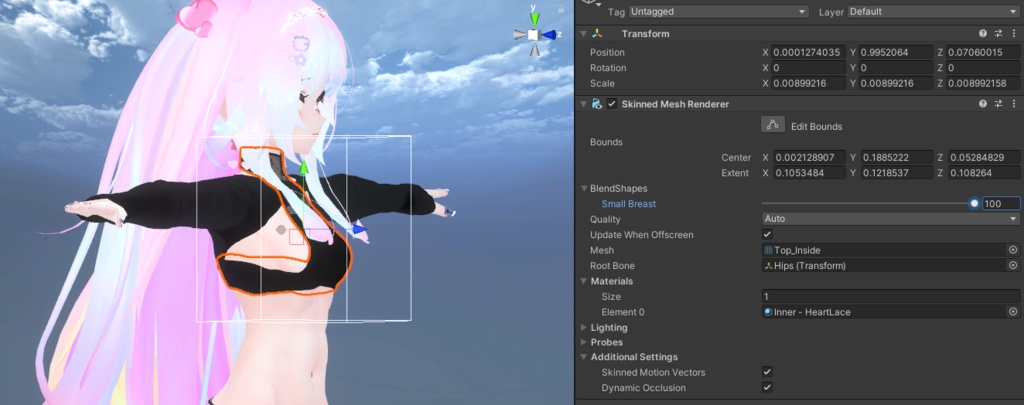 「舞夜」 Croptop For Maya