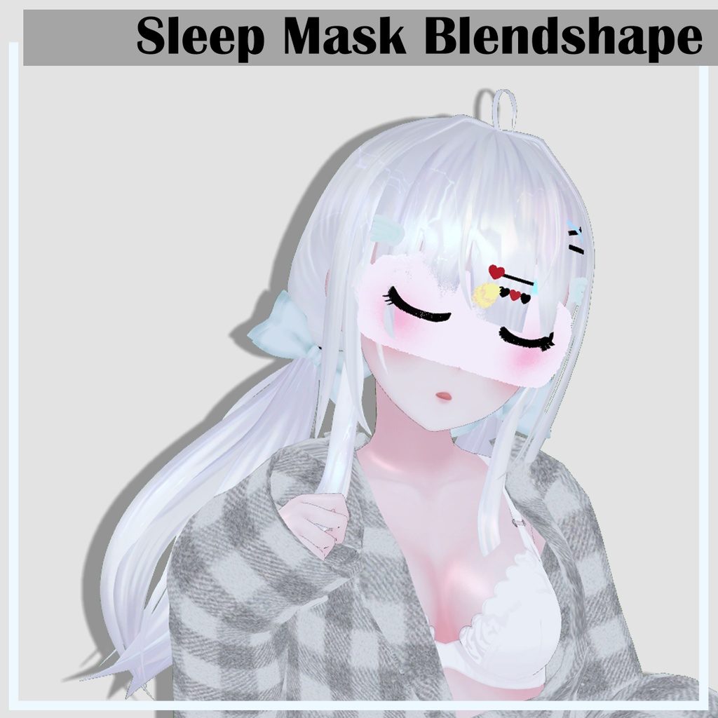 (PB) Low-Twintail Hair with Accessories