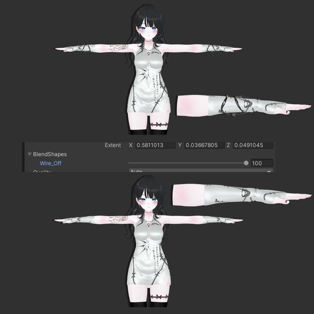 ♥PB♥【桔梗(Kikyo)用】呪いのドレス 𝕬 𝕮𝖚𝖗𝖘𝖊𝖉 𝕯𝖗𝖊𝖘𝖘