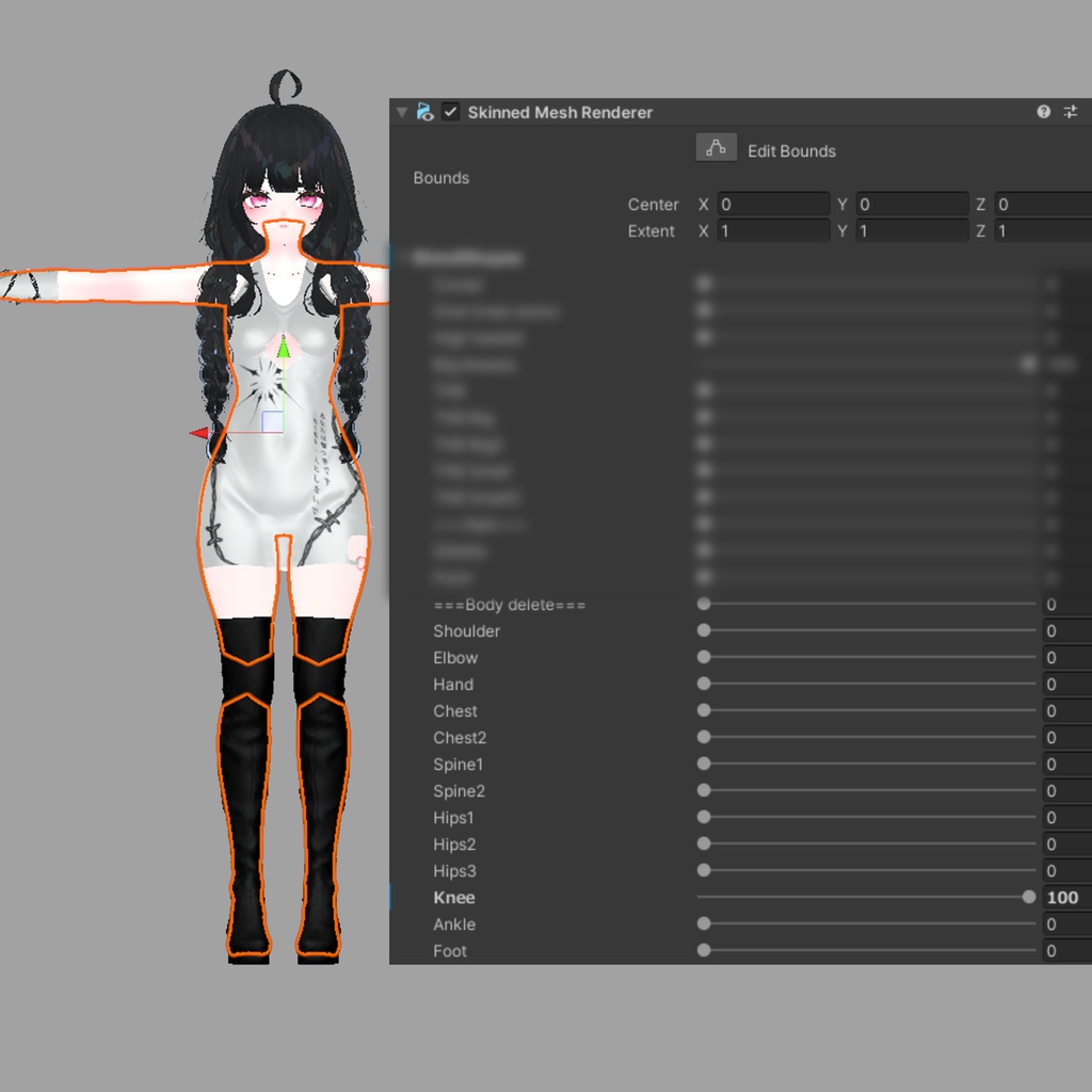 ♥PB♥【舞夜(Maya)用】呪いのドレス 𝕬 𝕮𝖚𝖗𝖘𝖊𝖉 𝕯𝖗𝖊𝖘𝖘