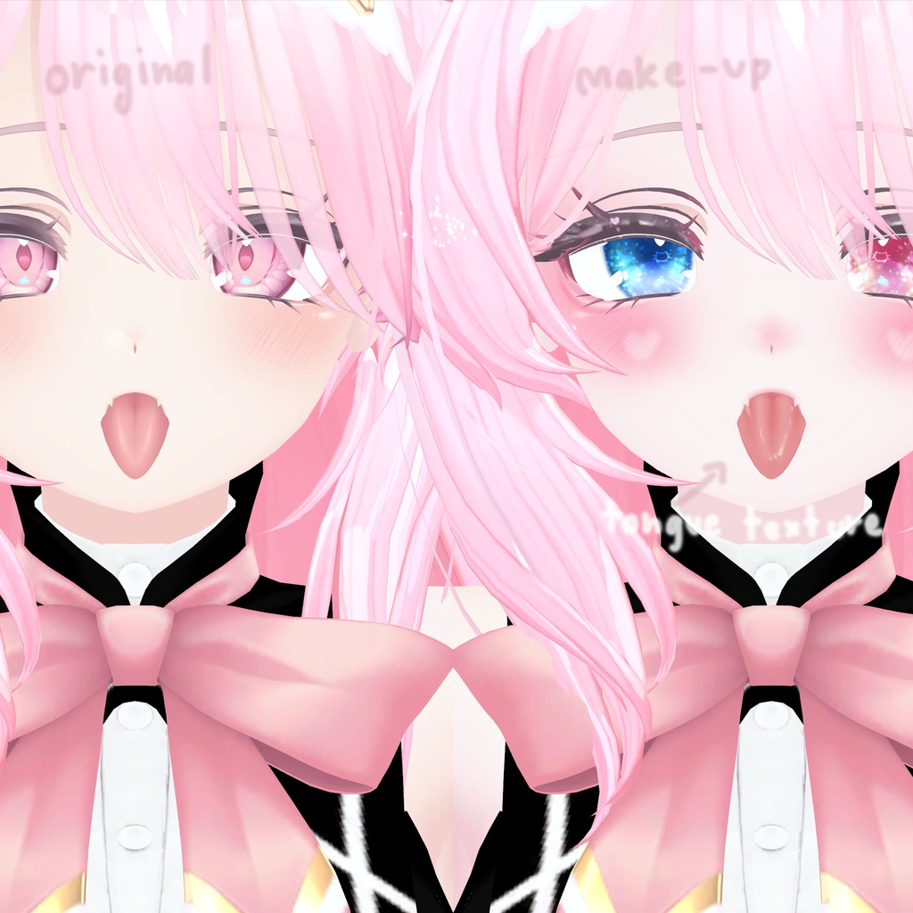 【セレスティア(SELESTIA)用】♦【Shining Eyes Texture and Skin,Face Make-up】♦