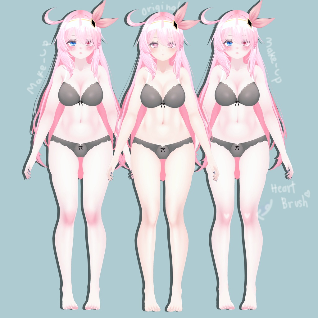 【セレスティア(SELESTIA)用】♦【Shining Eyes Texture and Skin,Face Make-up】♦