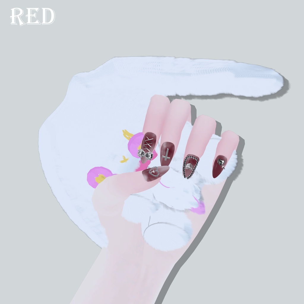 【PB対応】♱ Goth Nails ♱ ゴス·ネイルズ