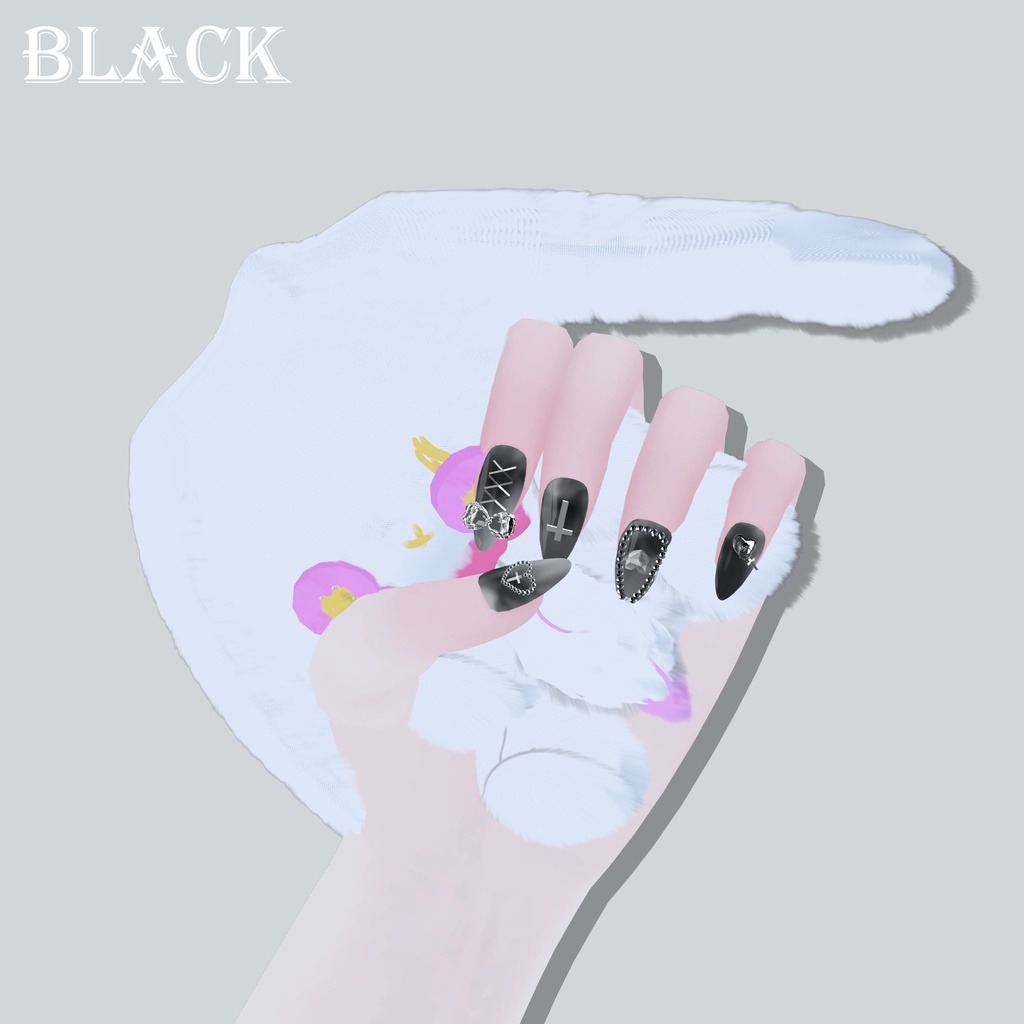 【PB対応】♱ Goth Nails ♱ ゴス·ネイルズ