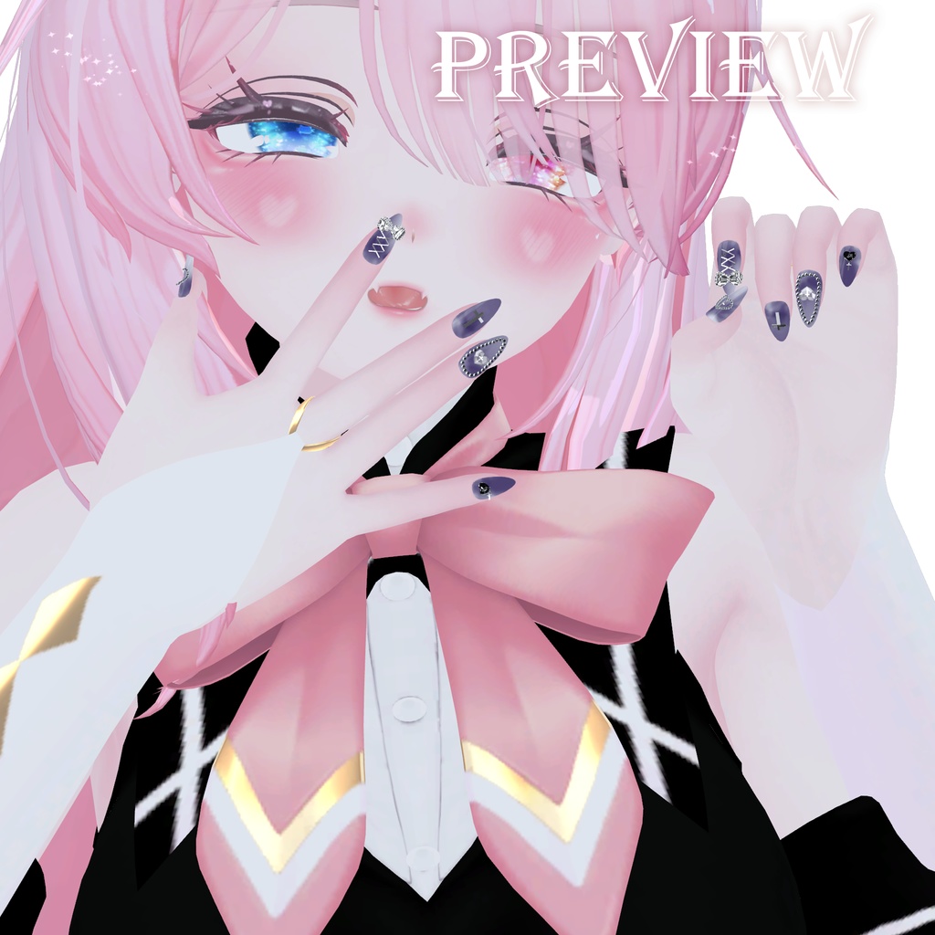 【PB対応】♱ Goth Nails ♱ ゴス·ネイルズ