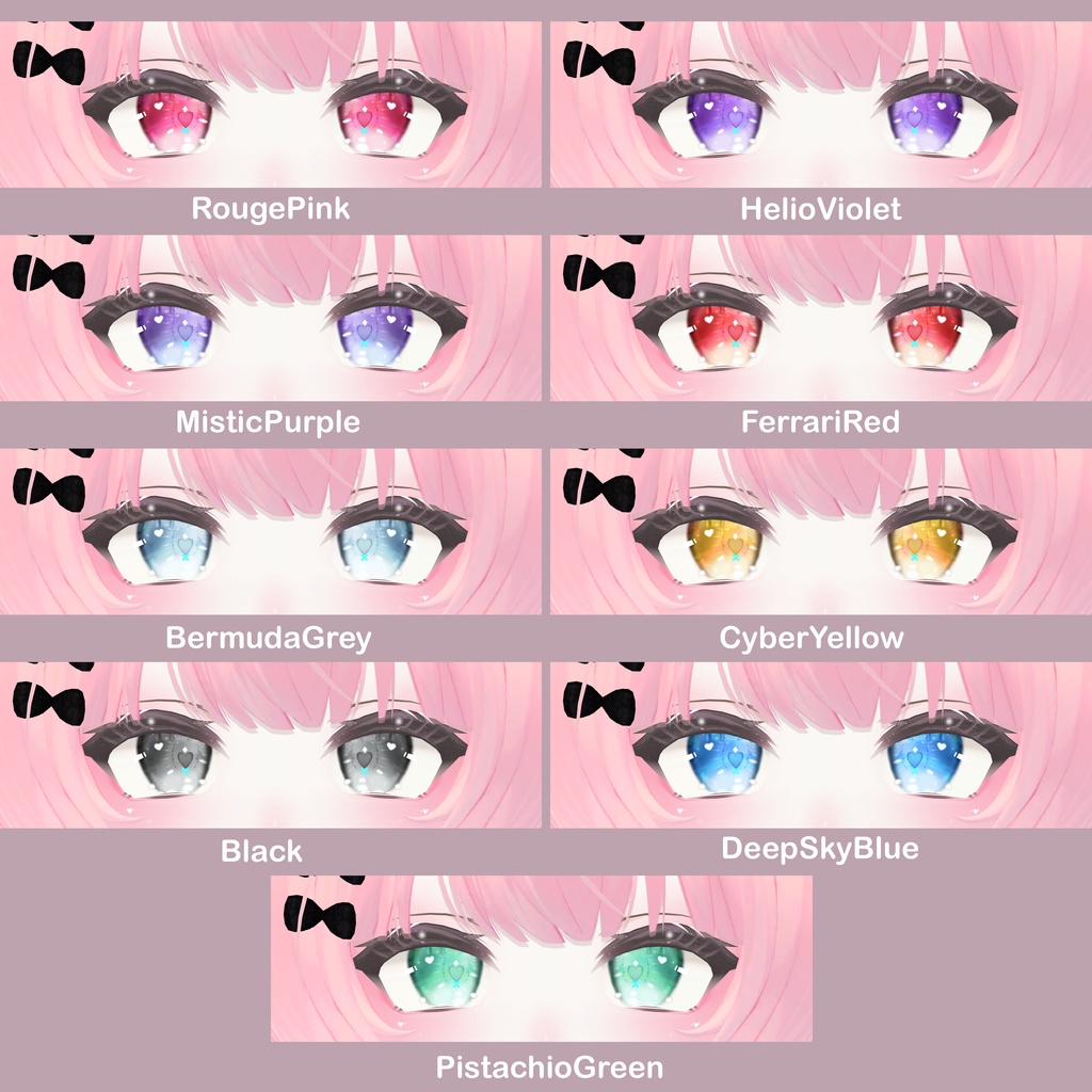 「ルーナリット(Lunalitt)用」【KiraKira✧ Eyes Texture and Skin,Face Make-up】