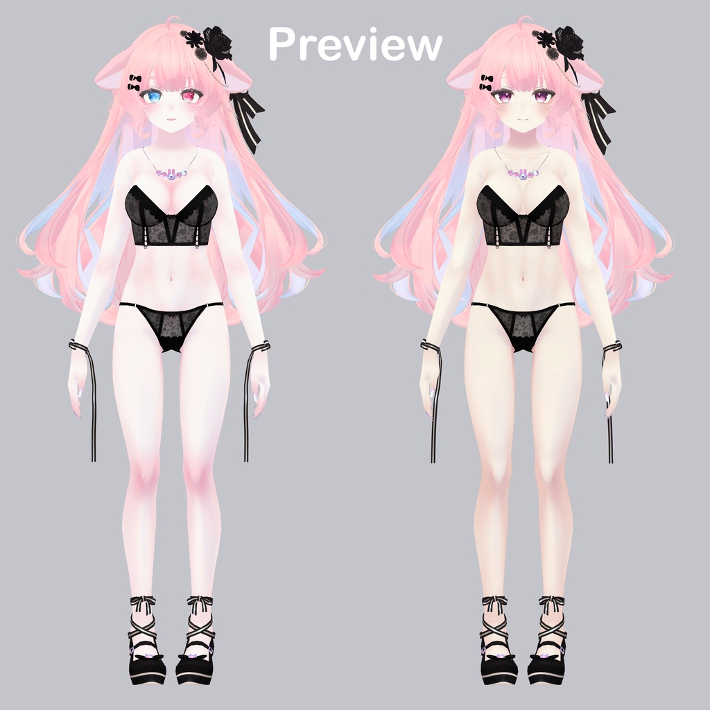 「ルーナリット(Lunalitt)用」【KiraKira✧ Eyes Texture and Skin,Face Make-up】