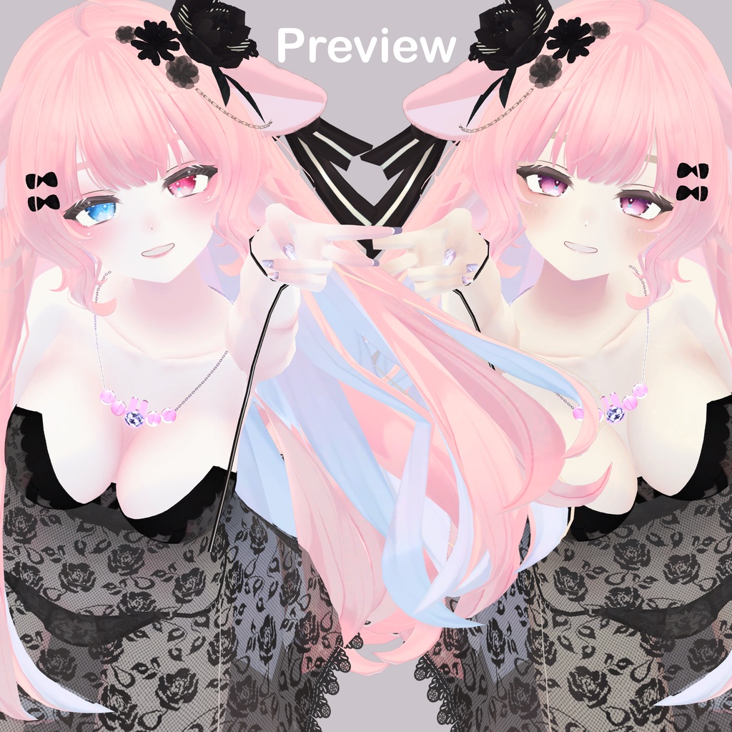 「ルーナリット(Lunalitt)用」【KiraKira✧ Eyes Texture and Skin,Face Make-up】