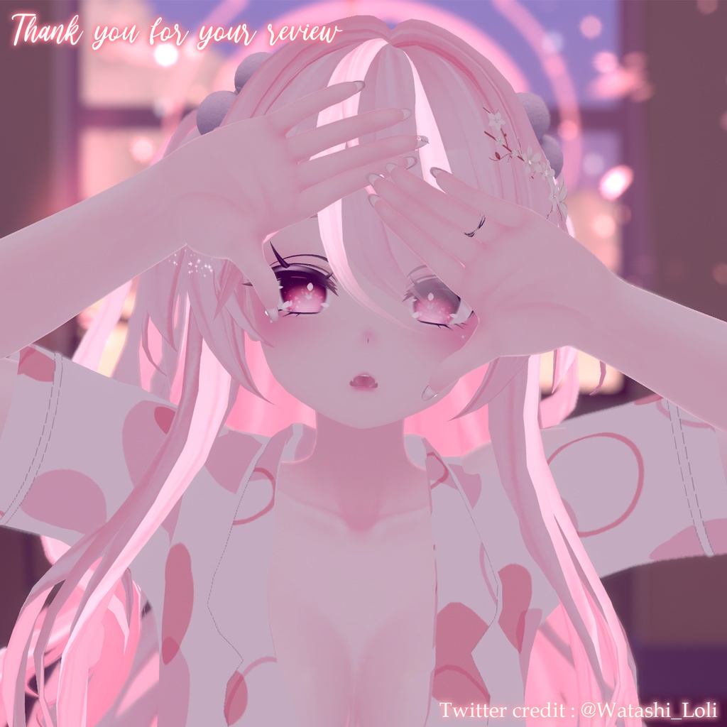 【セレスティア(SELESTIA)用】Sweety Cutie Skin, Make-up and Eyes Texture