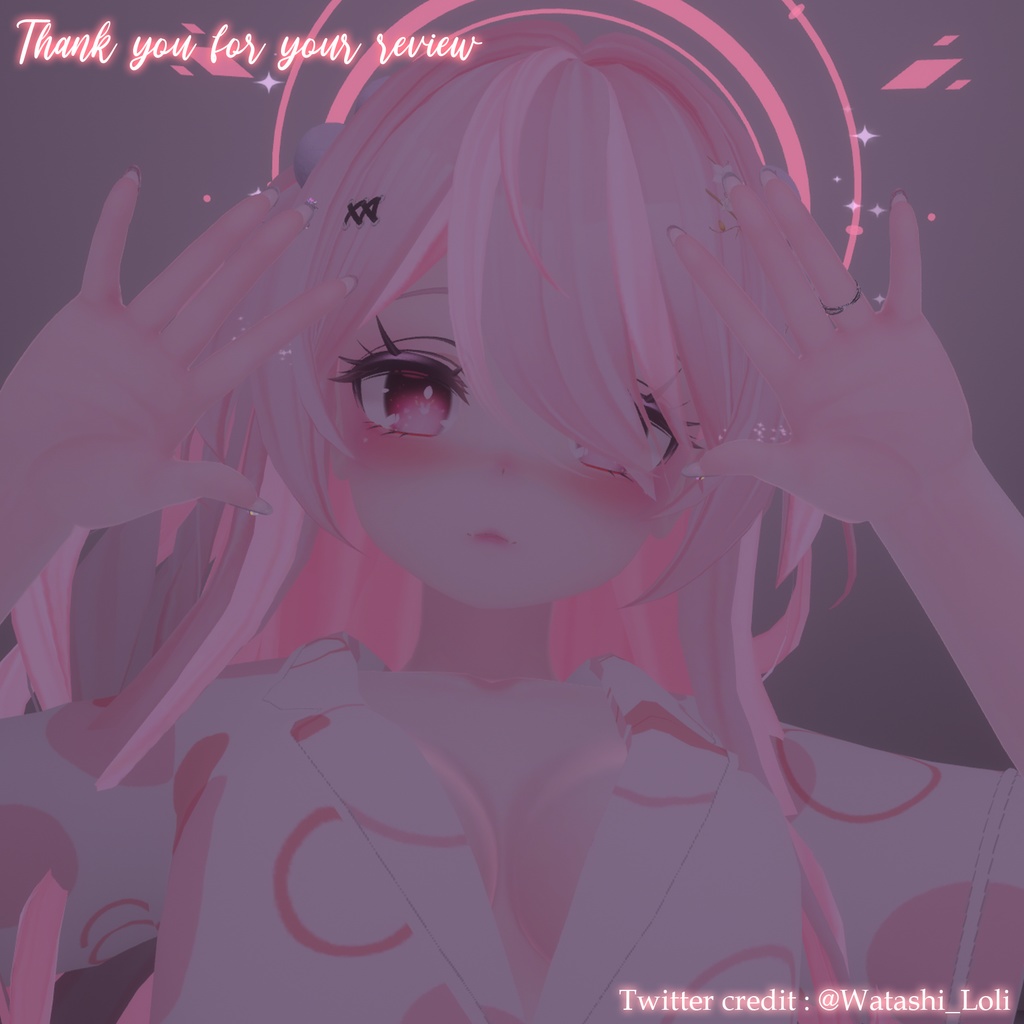 【セレスティア(SELESTIA)用】Sweety Cutie Skin, Make-up and Eyes Texture