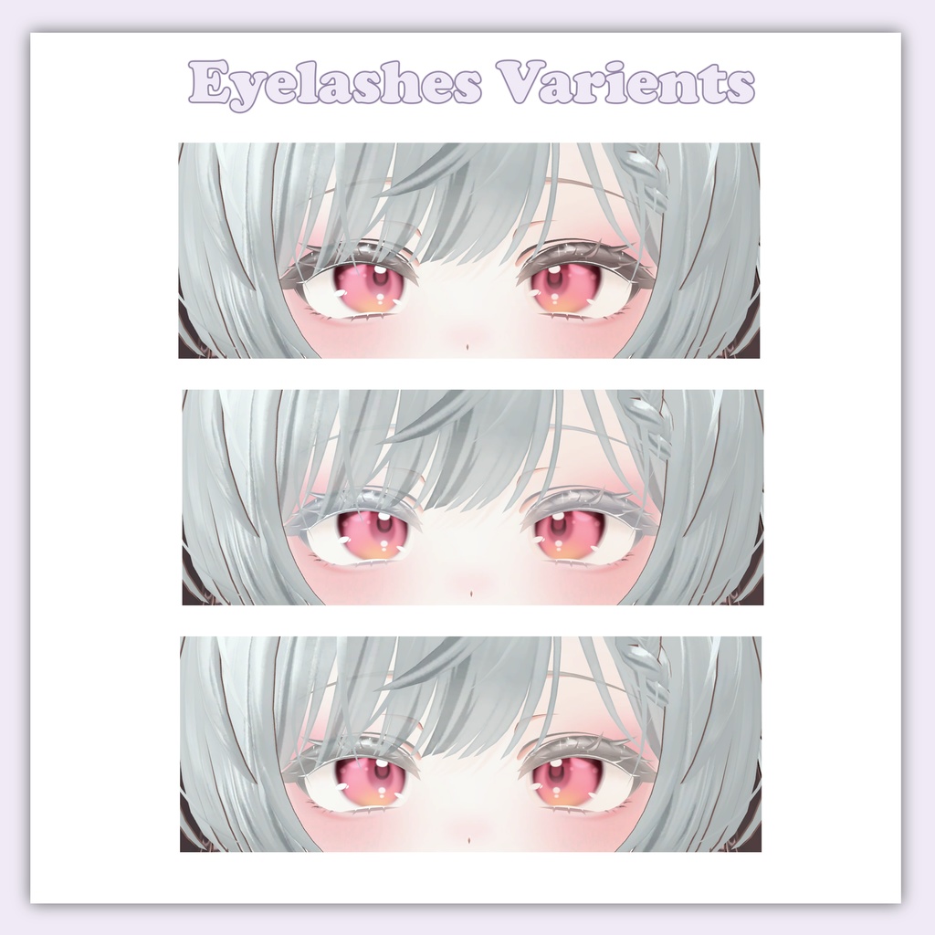 【マヌカ(Manuka用】Mixed Eyes and Make-Up Textures