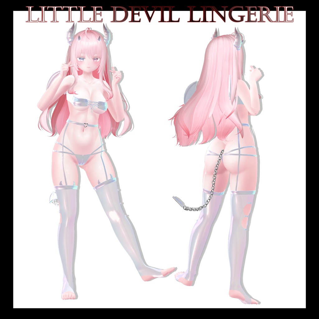 【7アバター対応】Little Devil Lingerie
