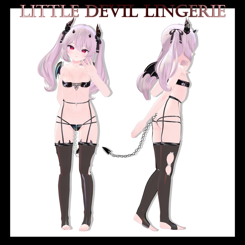 【7アバター対応】Little Devil Lingerie