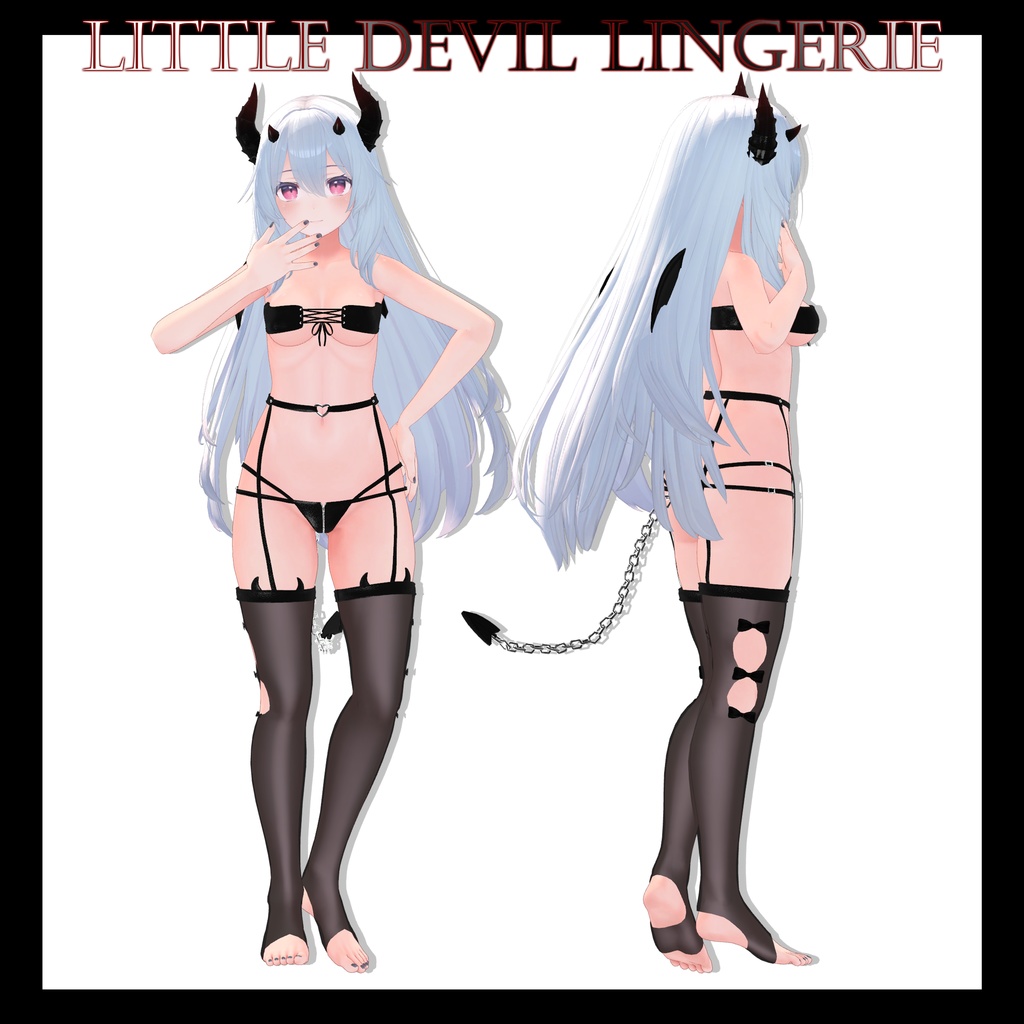 【7アバター対応】Little Devil Lingerie