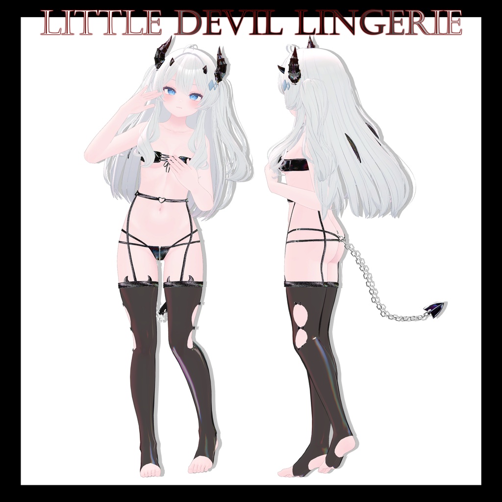 【7アバター対応】Little Devil Lingerie