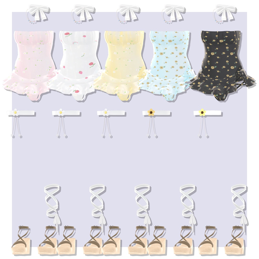 【キシャ(Kisha)用】Sun-Kissed Petals