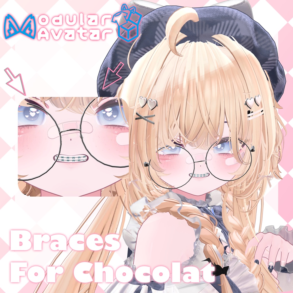【ショコラ(Chocolat用】歯列矯正装置 Braces