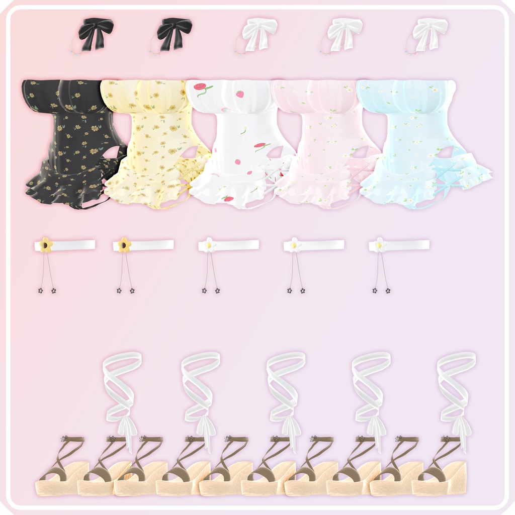 【ミルティナ(Milltina用】Sun-Kissed Petals