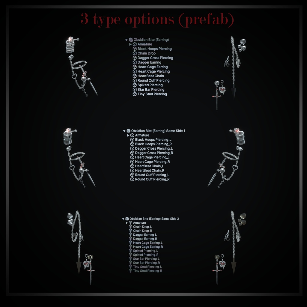 「12アバター対応」 Obsidian Bite 𝐅𝐫𝐞𝐞 𝘧𝘰𝘳 𝘕𝘦𝘤𝘬𝘭𝘢𝘤𝘦 !!