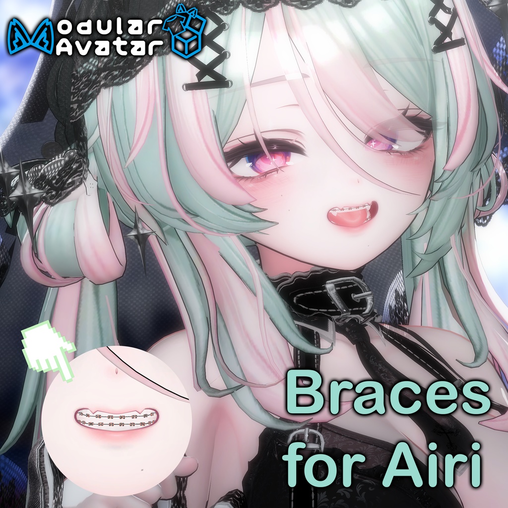 【愛莉(Airi用】歯列矯正装置 Braces