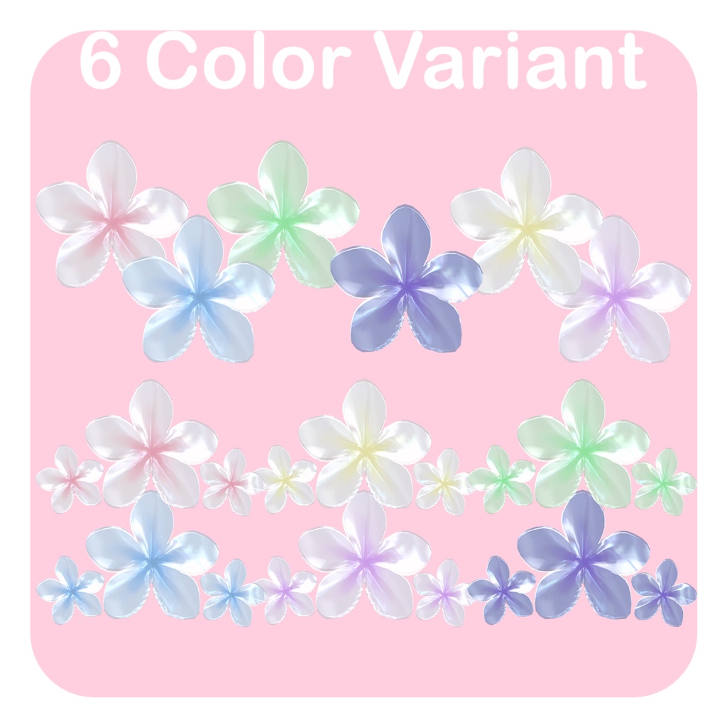 【VRChat向け】🌸Flowers Claw Clip🌸