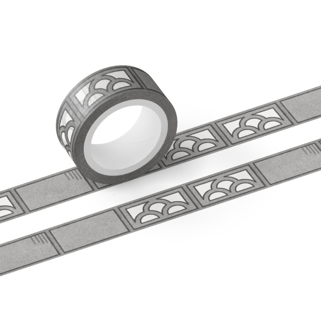 透かしブロックのマスキングテープ