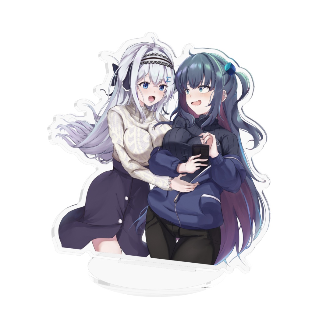 いまおちゃん&まがねちゃんアクスタ