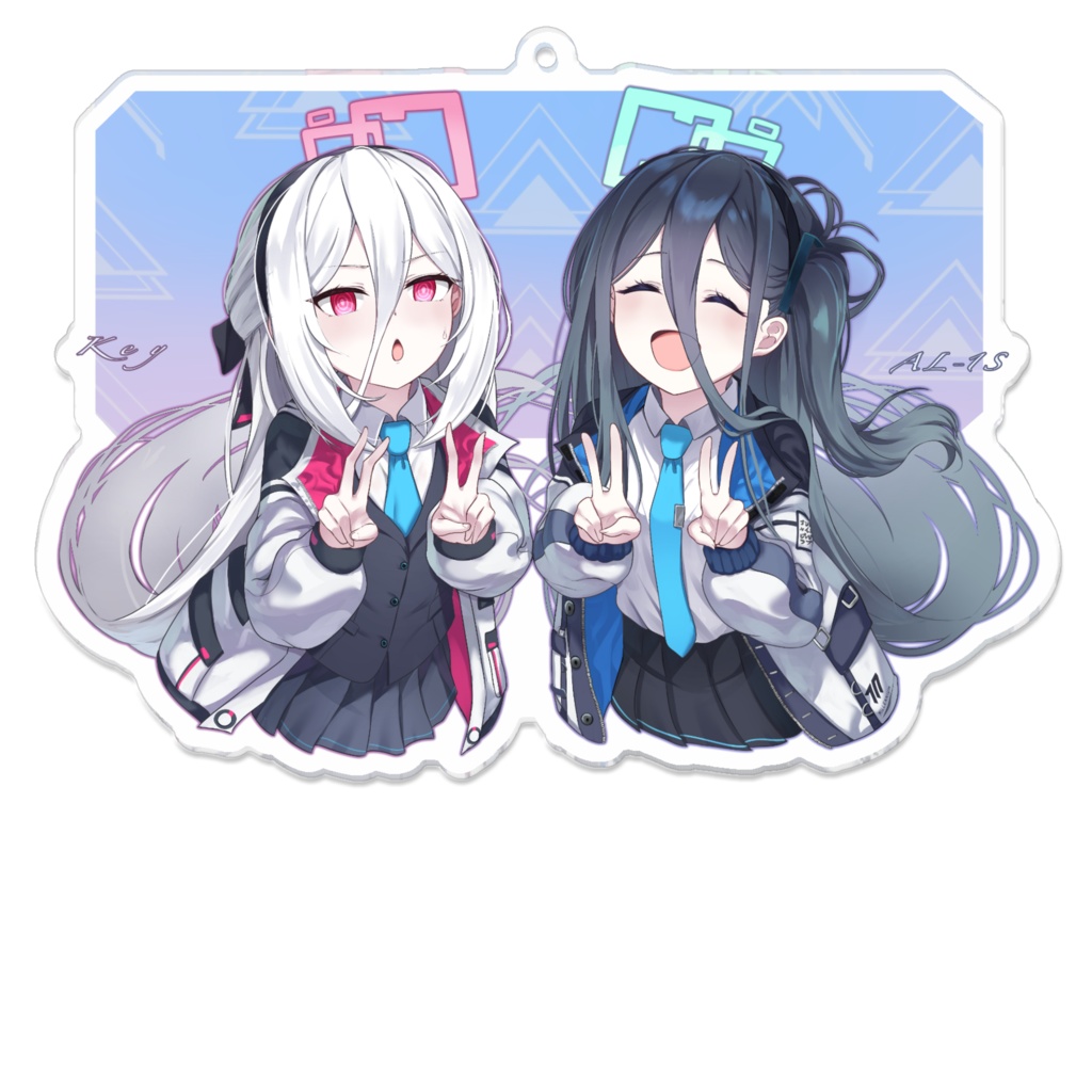 ケイ&アリス wピース アクリルキーホルダー
