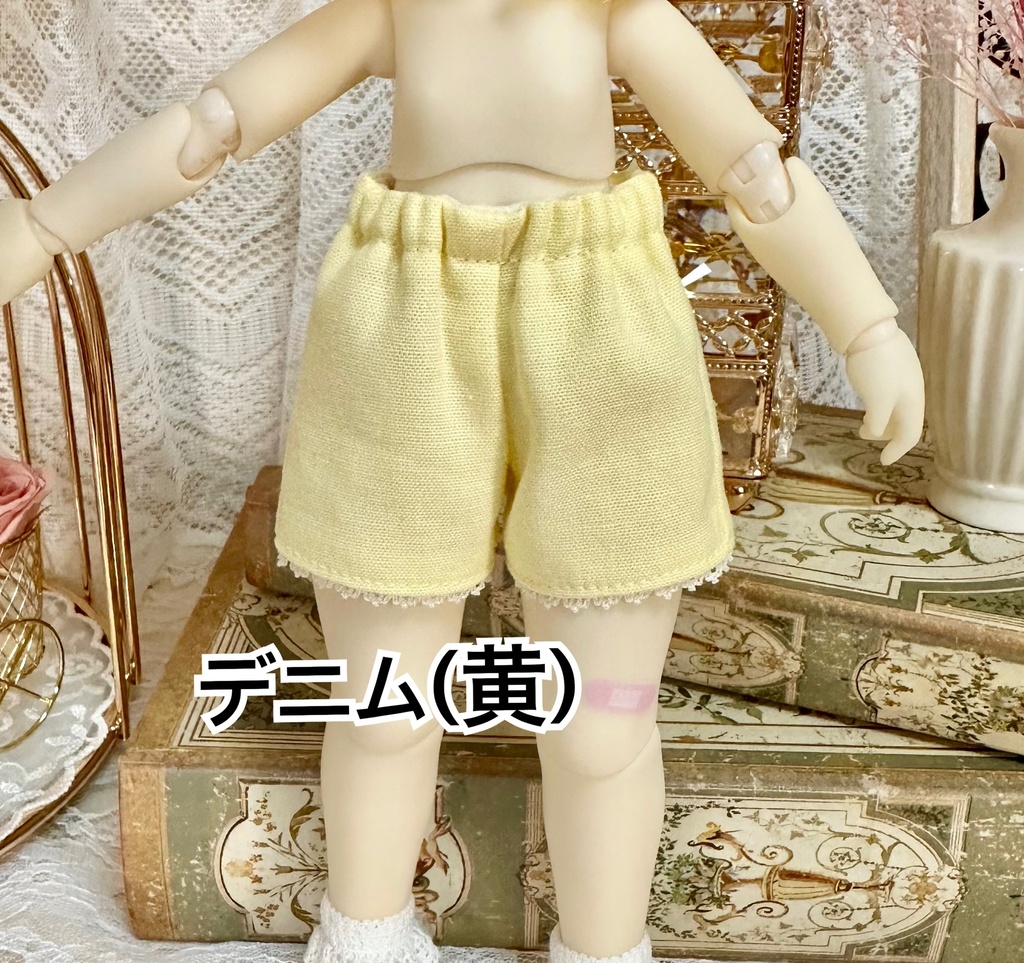 【1/6 TinyFox】裾レースショートパンツ