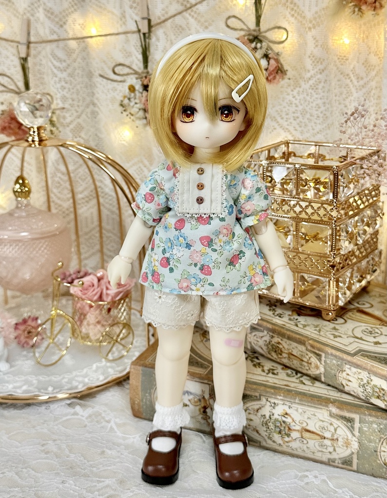 【1/6 TinyFox】裾レースショートパンツ