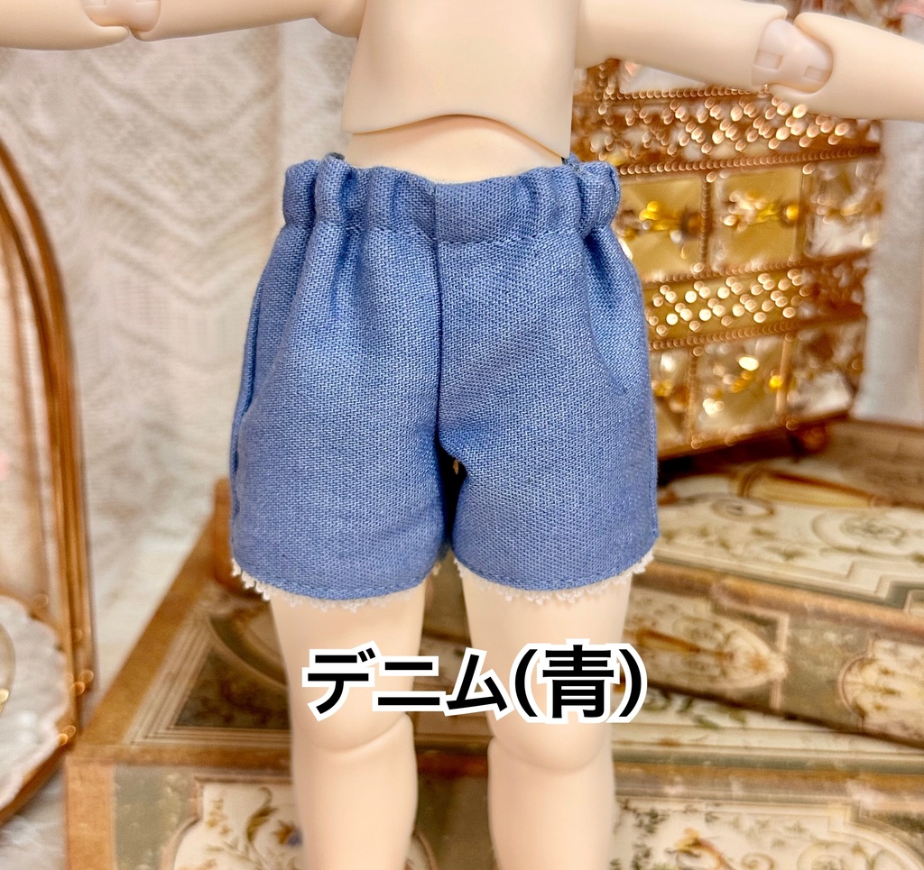 【1/6 TinyFox】裾レースショートパンツ