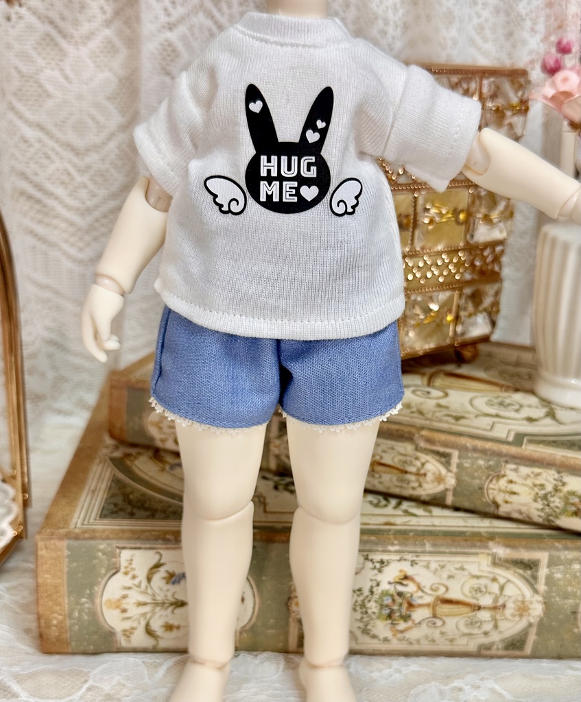 【1/6 TinyFox】裾レースショートパンツ