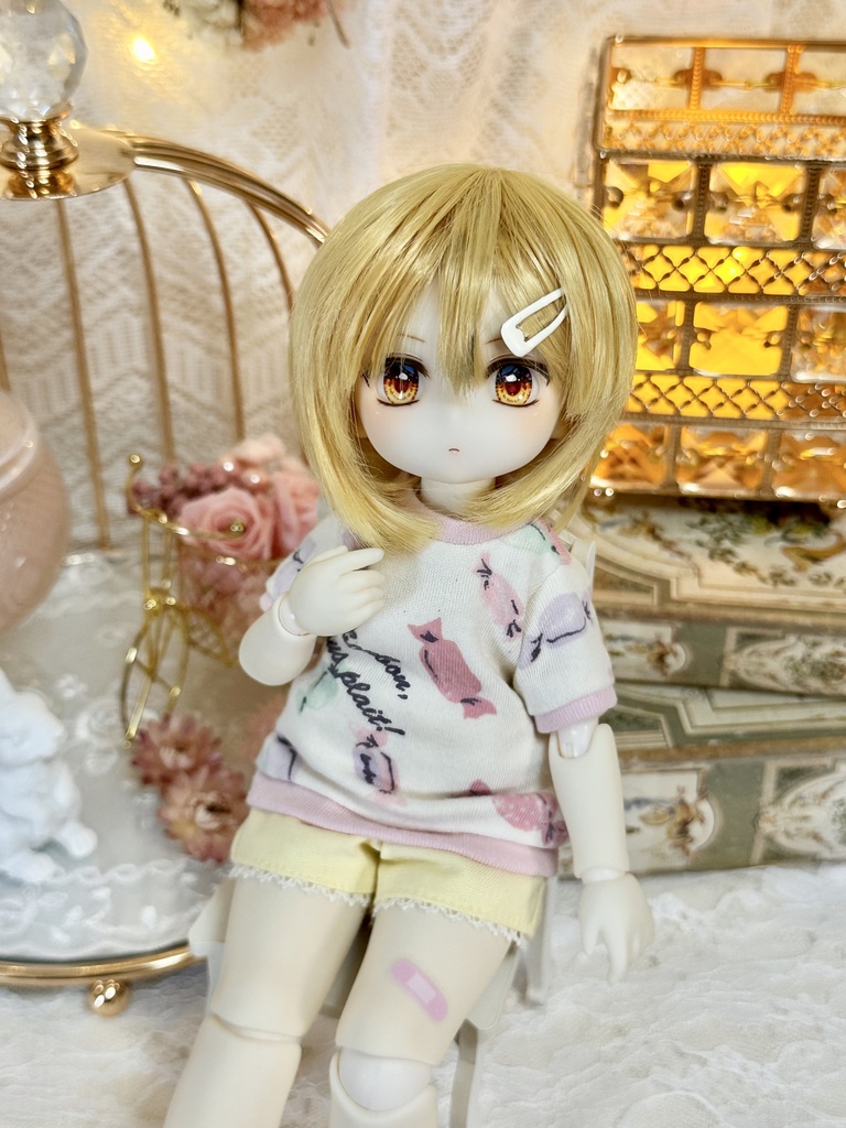 【1/6 TinyFox】キャンディー柄Tシャツ