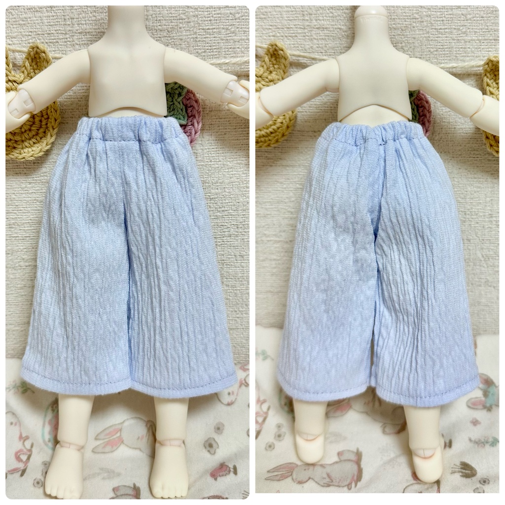 【1/6 TinyFox】ワイドパンツ(薄手シャーリング)