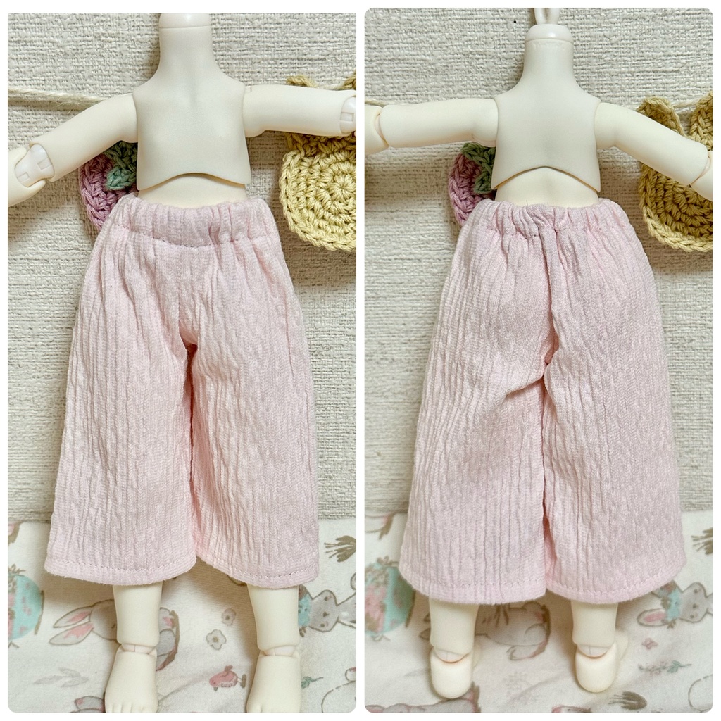 【1/6 TinyFox】ワイドパンツ(薄手シャーリング)