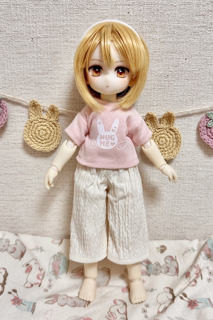 【1/6 TinyFox】ワイドパンツ(薄手シャーリング)