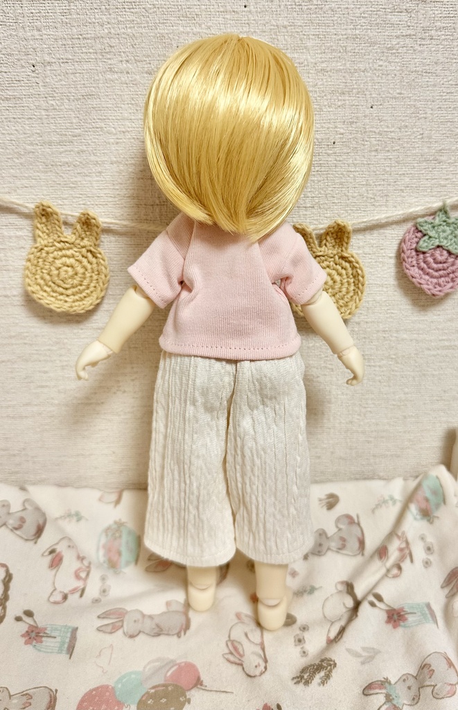 【1/6 TinyFox】ワイドパンツ(薄手シャーリング)