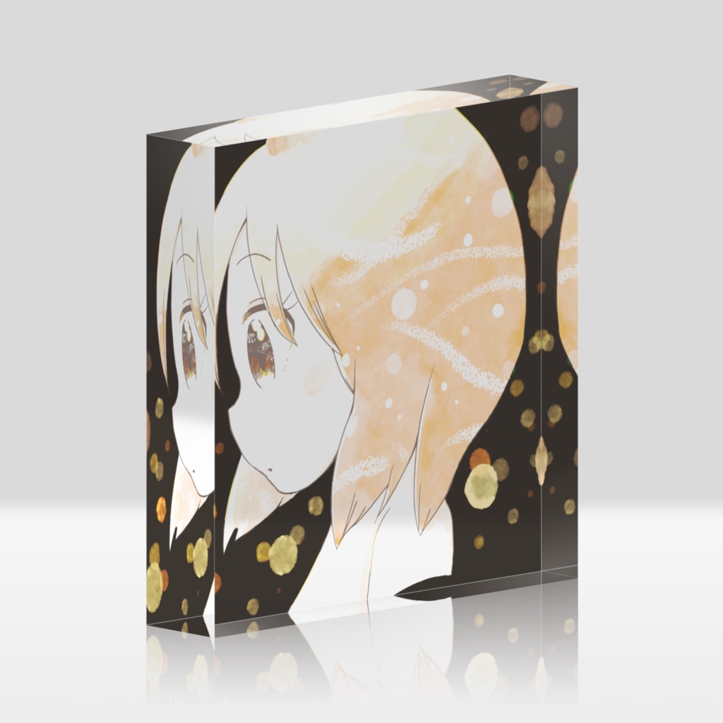 『オレンジソーダ』アクリルブロック