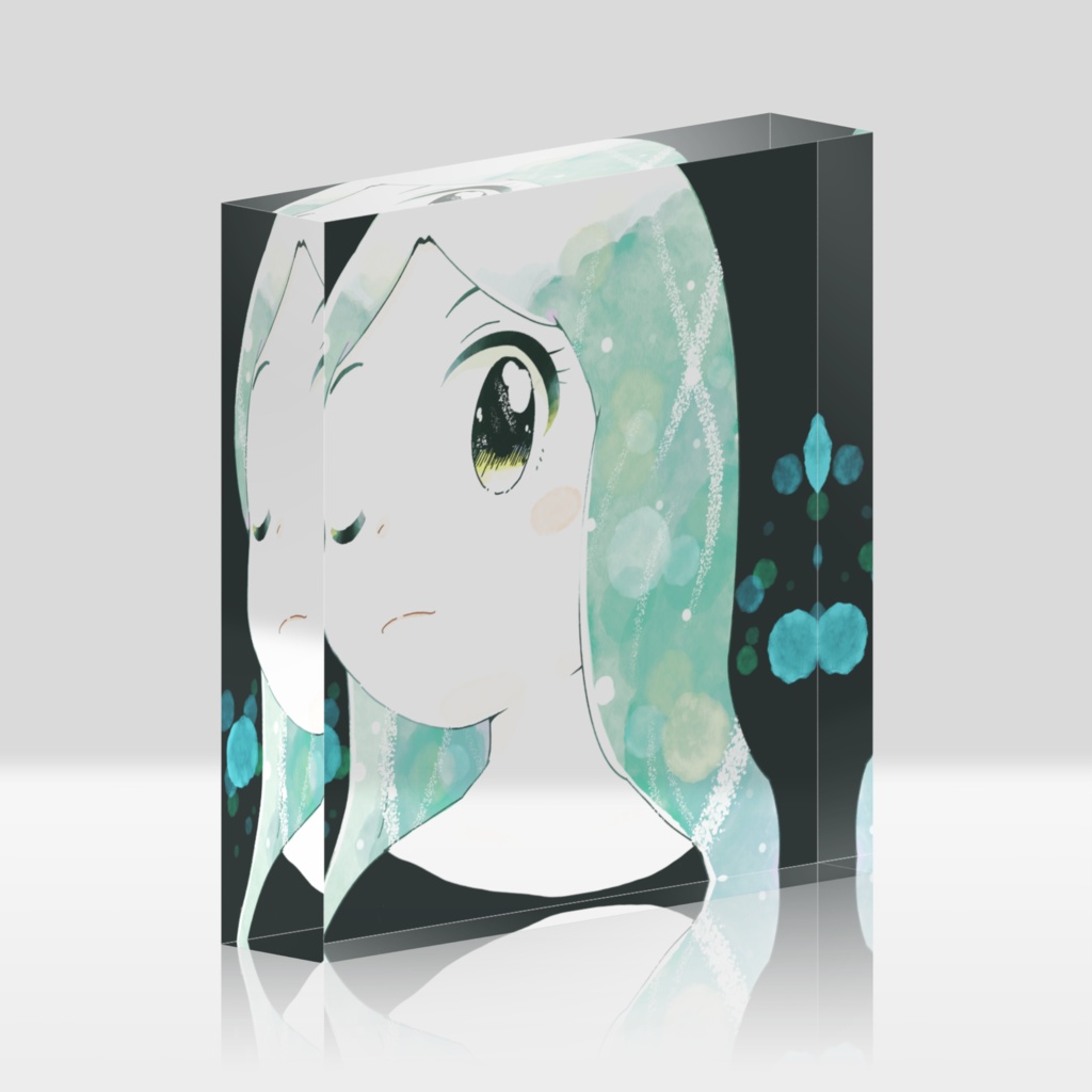 『メロンソーダ』アクリルブロック