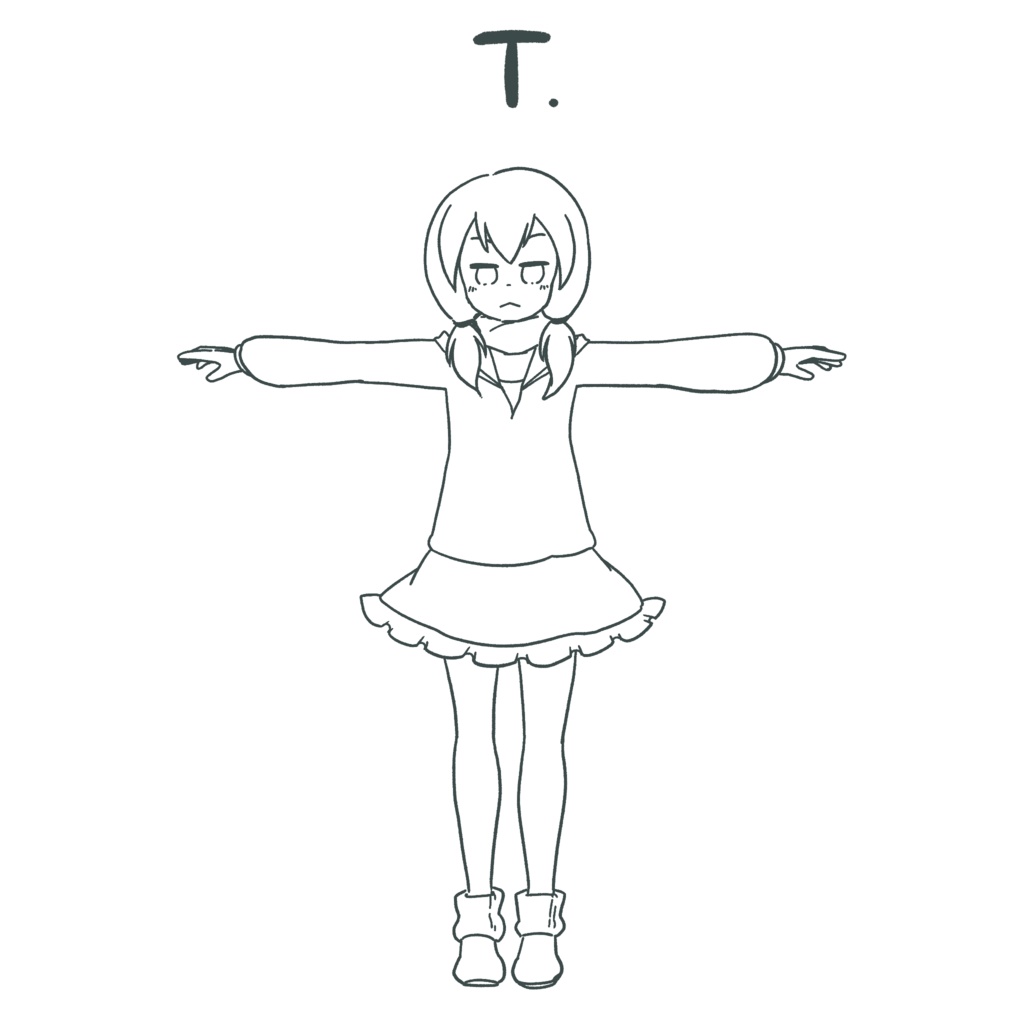 T(ポーズ)シャツ