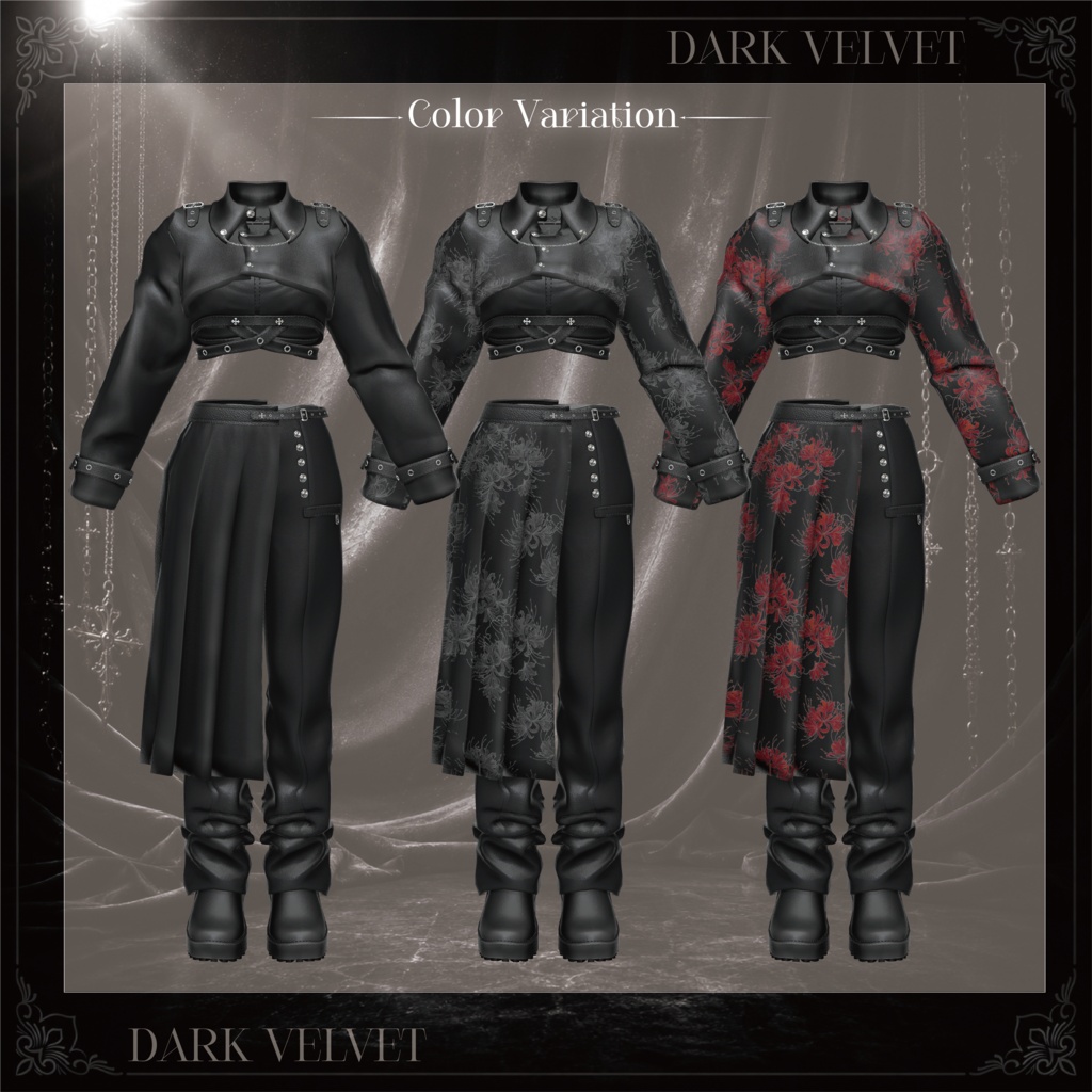 6/28〜 50%OFFセール💰DARK VELVET【24アバター対応】【YMファンメイド】