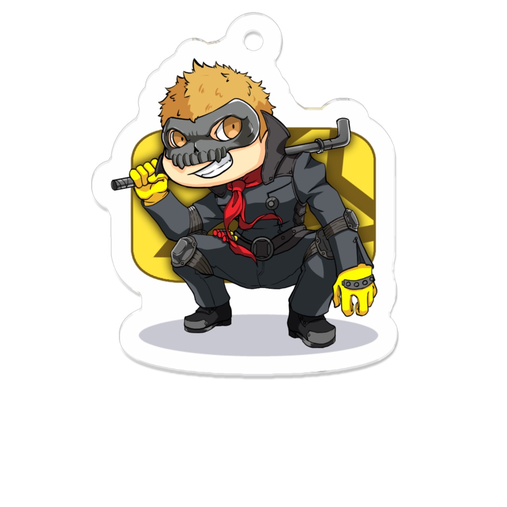 ペルソナ5 スカル アクリルキーホルダー
