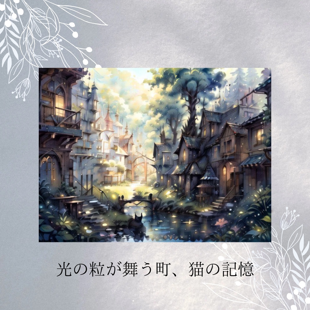 「旅する猫と魔法の町セット」