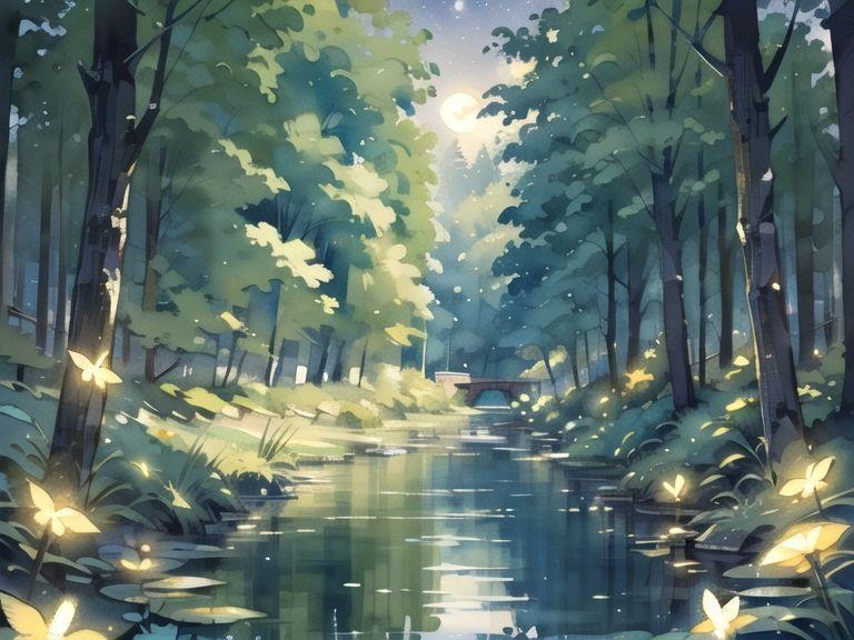 背景イラスト5枚セット 光の記憶 -夏のワンシーン-