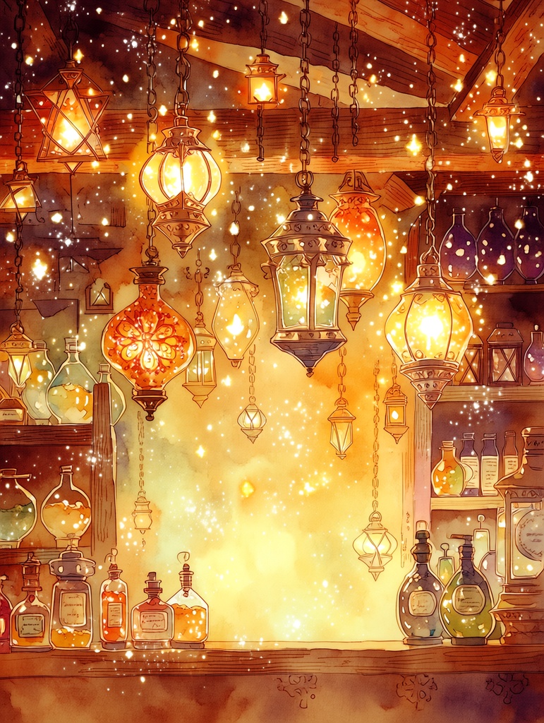 幻想魔法雑貨屋の背景素材集|TRPG・ゲーム制作向け(24枚)