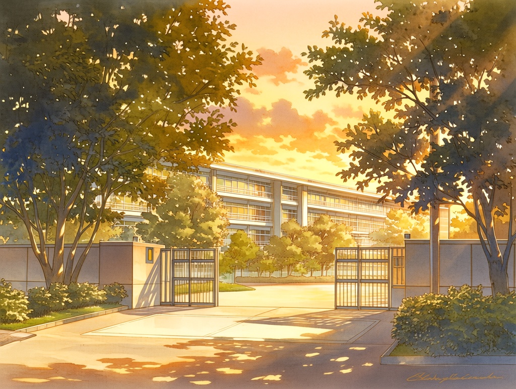 放課後の背景素材集|水彩風PNG背景 全37枚【商用利用OK】